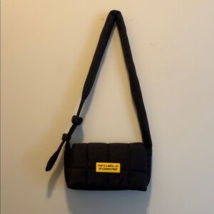 That’s A Awful Lot Of Cough Syrup Trendy Black Quilted Crossbody Bag